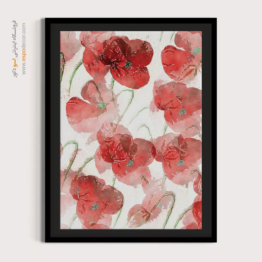 تابلو طرح آبرنگی - اسپو دکور