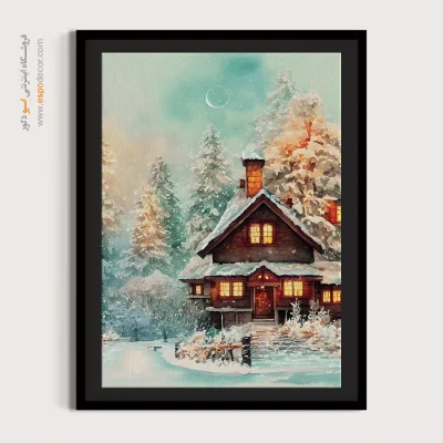 تابلو طرح آبرنگی - اسپو دکور