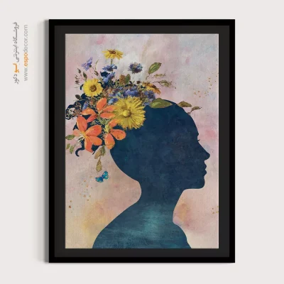 تابلو طرح آبرنگی - اسپو دکور