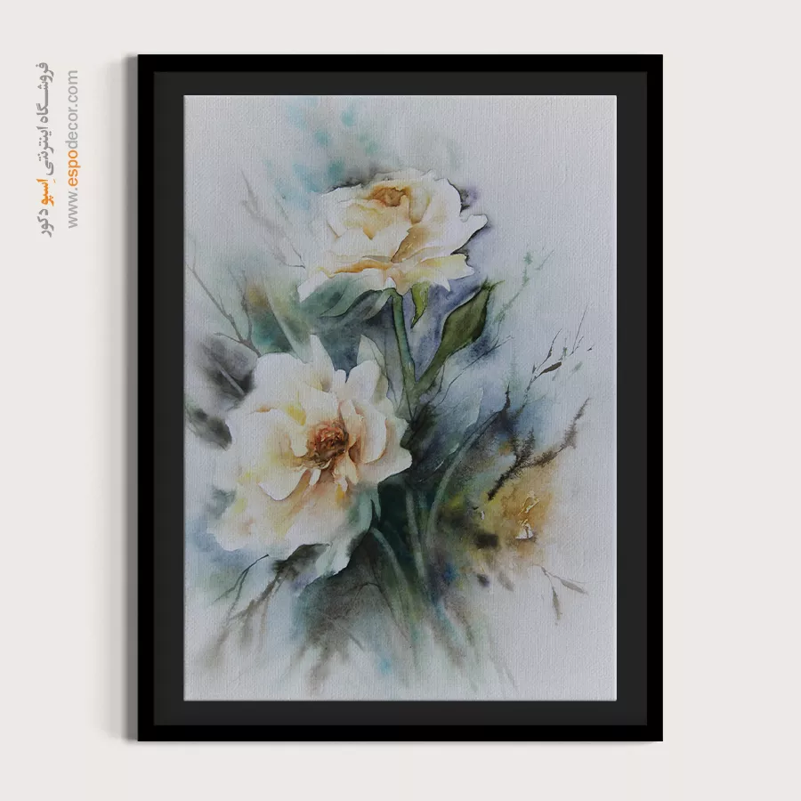 تابلو طرح آبرنگی - اسپو دکور