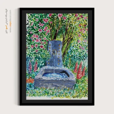 تابلو طرح آبرنگی - اسپو دکور