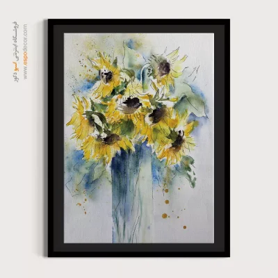 تابلو طرح آبرنگی - اسپو دکور