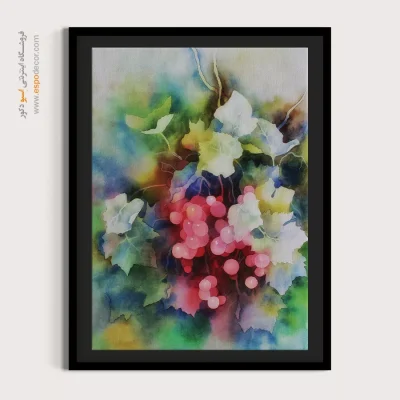 تابلو طرح آبرنگی - اسپو دکور
