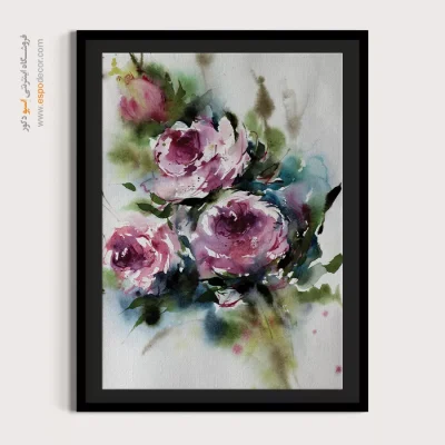 تابلو طرح آبرنگی - اسپو دکور