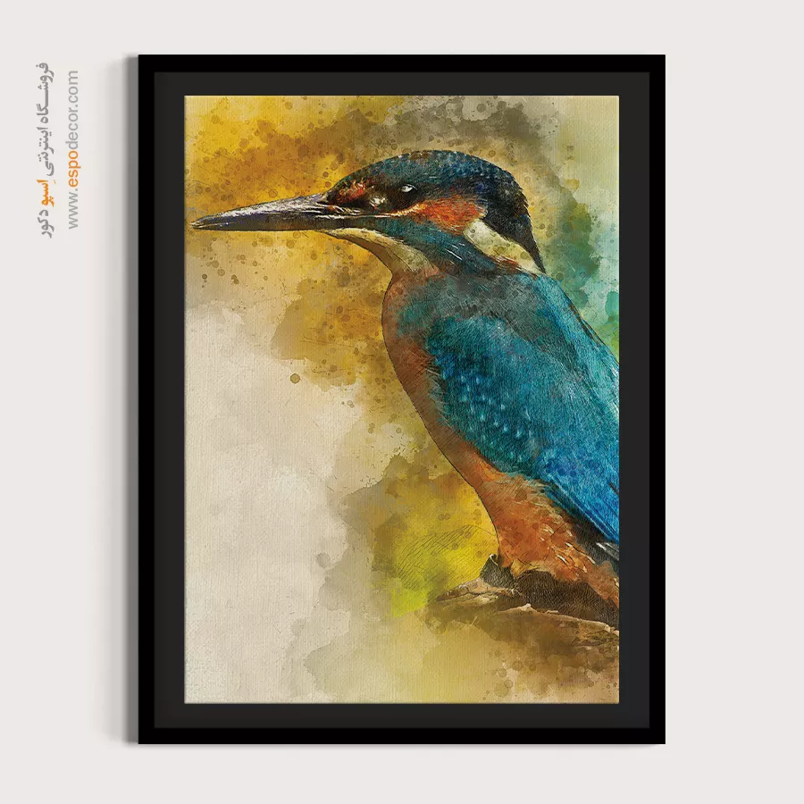 تابلو طرح آبرنگی - اسپو دکور