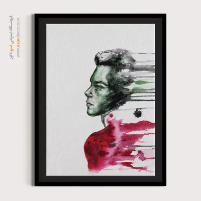 تابلو طرح آبرنگی - اسپو دکور