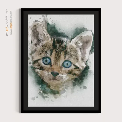 تابلو طرح آبرنگی - اسپو دکور