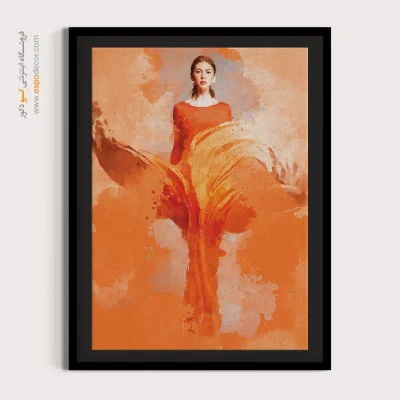 تابلو طرح آبرنگی - اسپو دکور