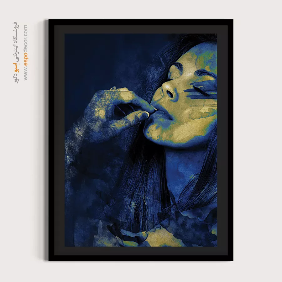 تابلو طرح آبرنگی - اسپو دکور