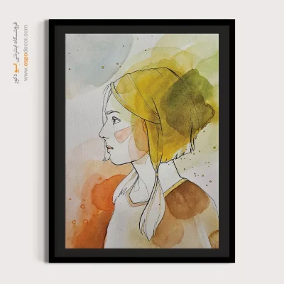 تابلو طرح آبرنگی - اسپو دکور