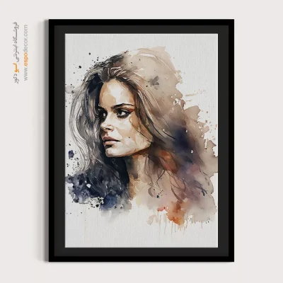 تابلو طرح آبرنگی - اسپو دکور