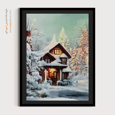 تابلو طرح آبرنگی - اسپو دکور