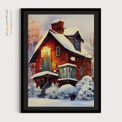 تابلو طرح آبرنگی - اسپو دکور