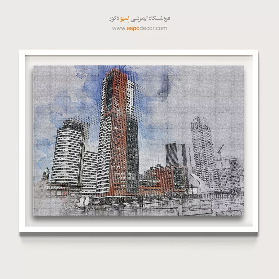 تابلو آثار معماری جهان - اسپو دکور