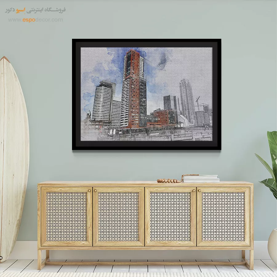 تابلو آثار معماری جهان - اسپو دکور