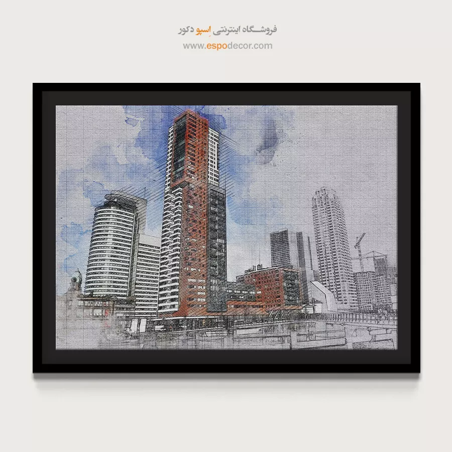 تابلو آثار معماری جهان - اسپو دکور