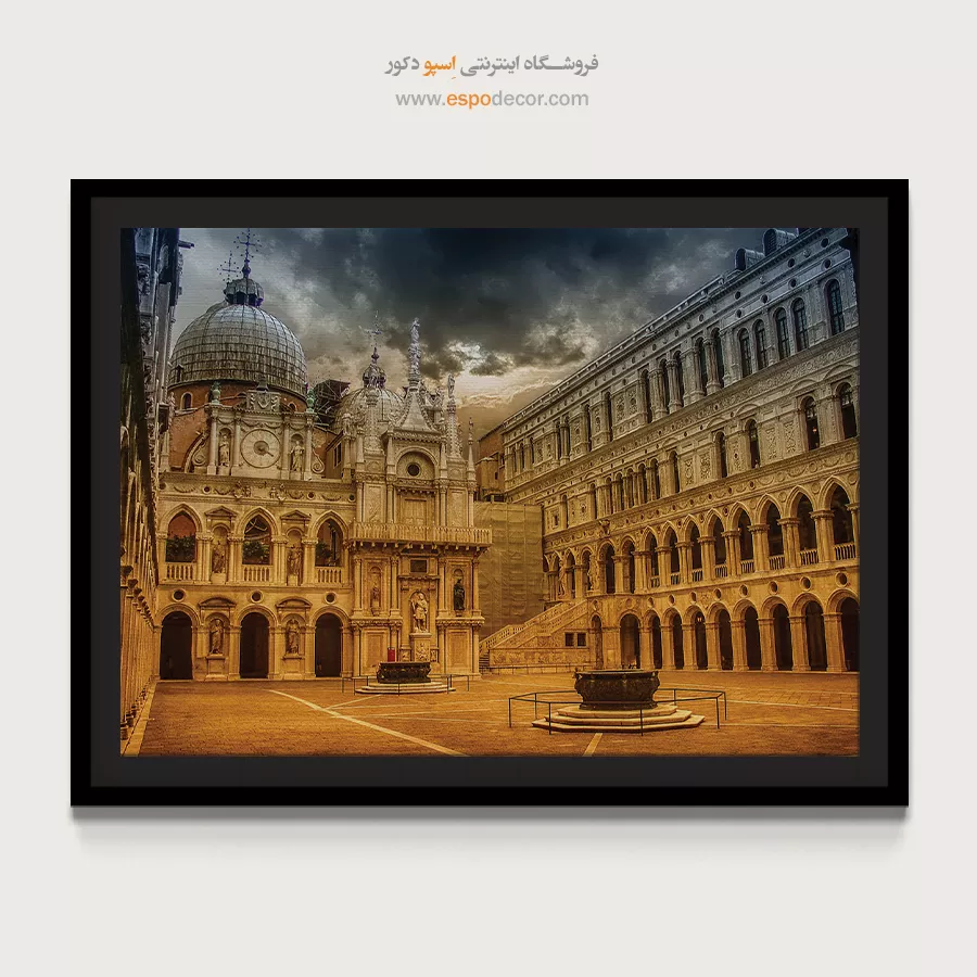 تابلو آثار معماری جهان - اسپو دکور