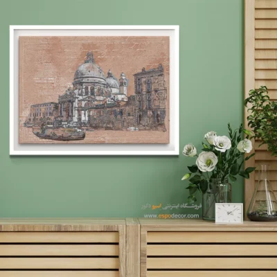تابلو آثار معماری جهان - اسپو دکور