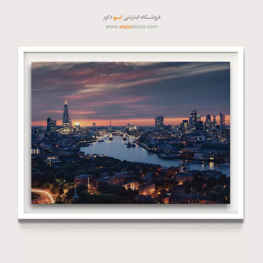 تابلو آثار معماری جهان - اسپو دکور