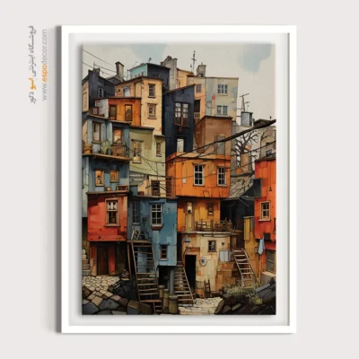 تابلو آثار معماری جهان - اسپو دکور