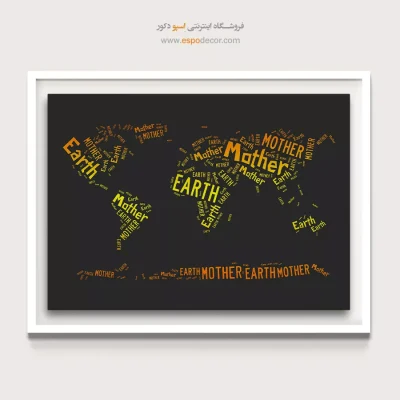 تابلو نقشه تایپوگرافی