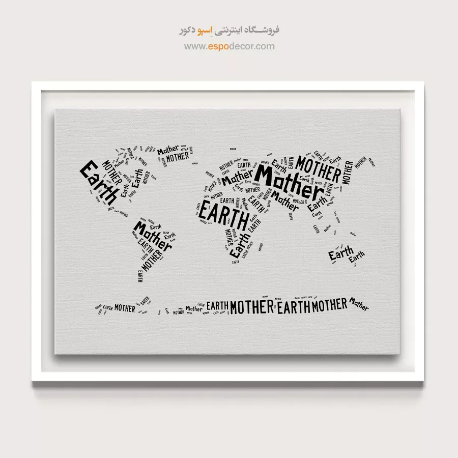 تابلو نقشه جهان