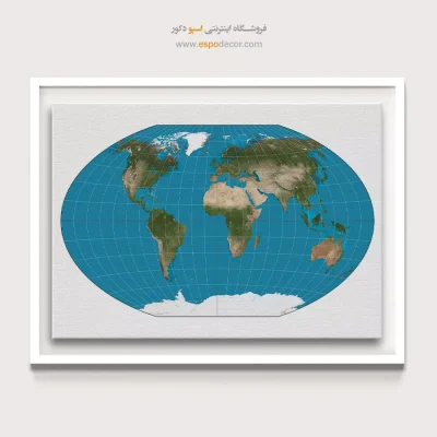 قیمت تابلو نقشه جهان - جهانیک – تابلو نقشه جهان - اسپو دکور