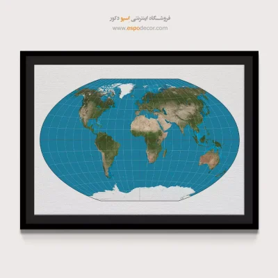 قیمت تابلو نقشه جهان - جهانیک – تابلو نقشه جهان - اسپو دکور