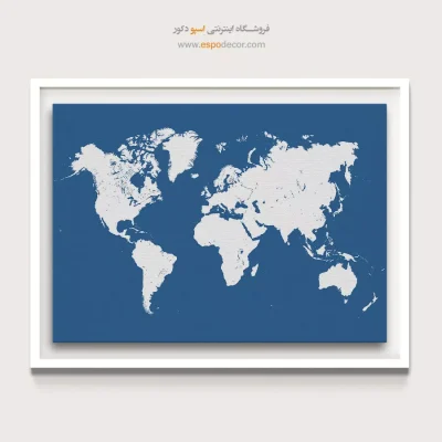 فروش تابلو نقشه جهان