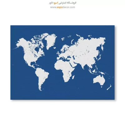فروش تابلو نقشه جهان