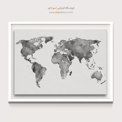 تابلو نقشه جهان ارزان
