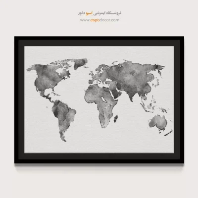تابلو نقشه جهان ارزان - راهبان – تابلو نقشه جهان - اسپو دکور