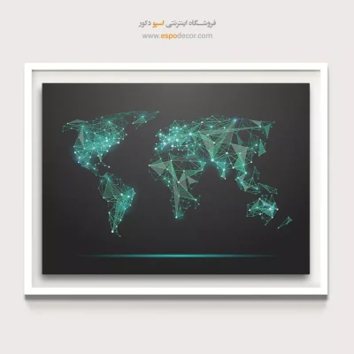 هدیه تابلو نقشه برای طراح