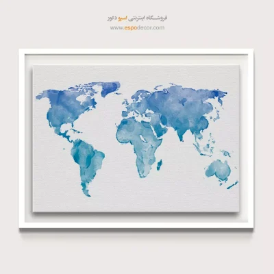 تابلو نقشه جهان بزرگ
