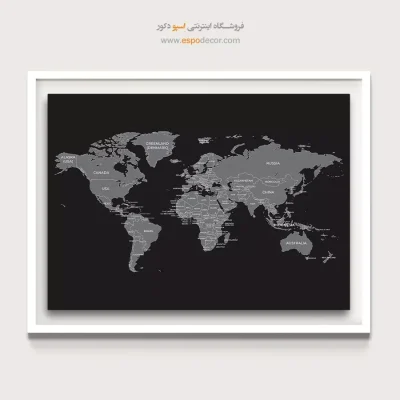 تابلو نقشه مدرن
