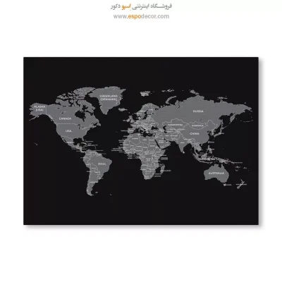 تابلو نقشه مدرن