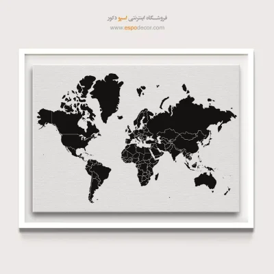 تابلو نقشه جهان