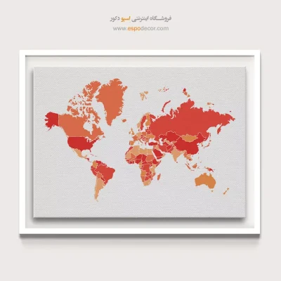تابلو نقشه جهان
