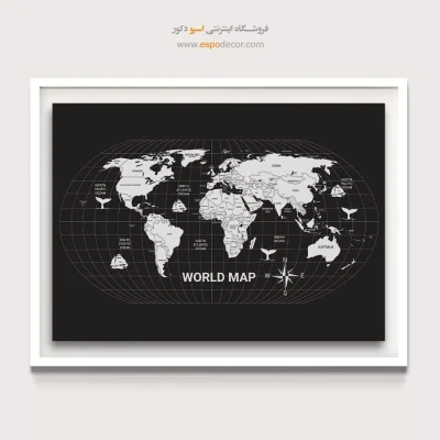 تابلو نقشه جهان