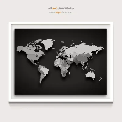 تابلو نقشه جهان