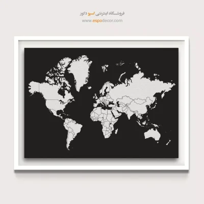 تابلو نقشه جهان
