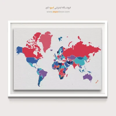 تابلو نقشه جهان