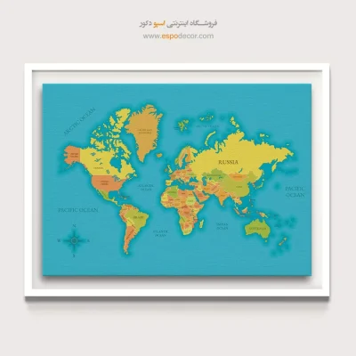 تابلو نقشه جهان