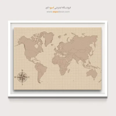 تابلو نقشه جهان