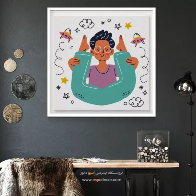 خرید اینترنتی تابلو یوگا در فضای ازاد - نیروا – تابلو یوگا - اسپو دکور