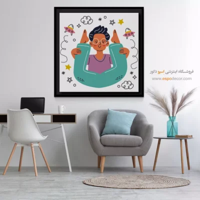 خرید اینترنتی تابلو یوگا در فضای ازاد - نیروا – تابلو یوگا - اسپو دکور