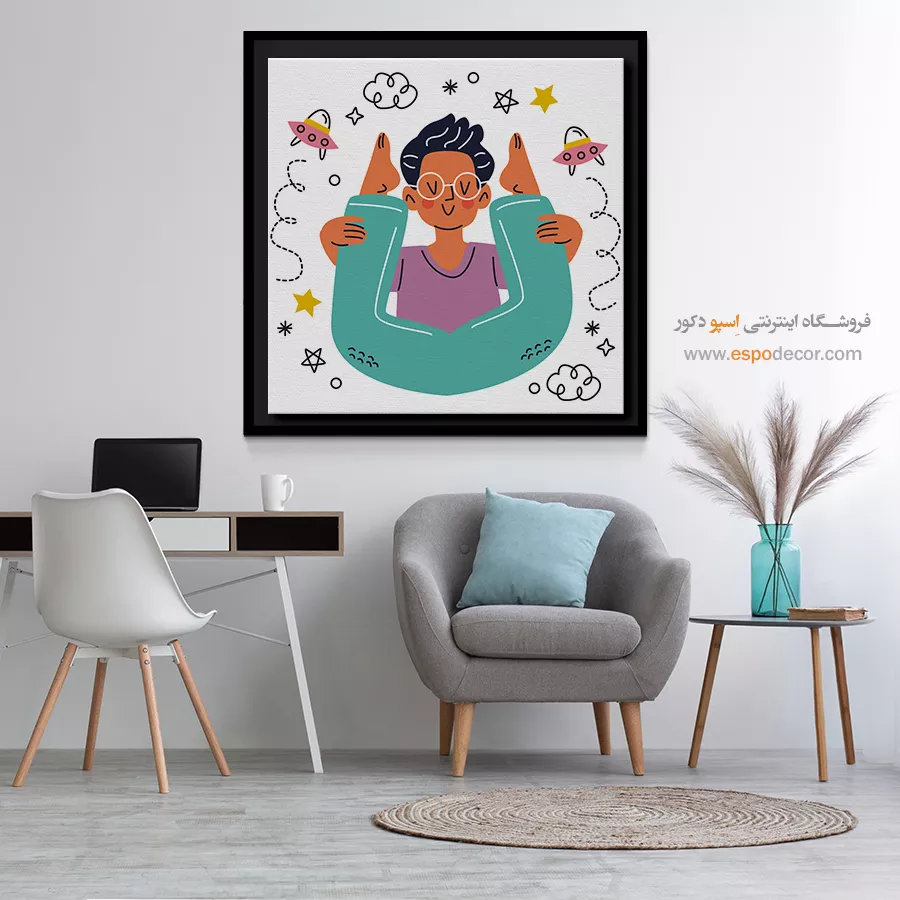 خرید اینترنتی تابلو یوگا در فضای ازاد - نیروا – تابلو یوگا - اسپو دکور
