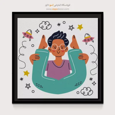 خرید اینترنتی تابلو یوگا در فضای ازاد - نیروا – تابلو یوگا - اسپو دکور