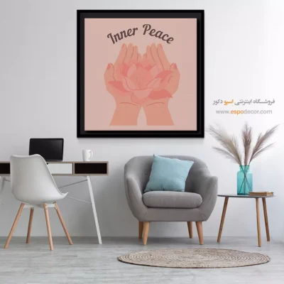 تابلو ورزشی طرح یوگا - آجنا – تابلو یوگا - اسپو دکور