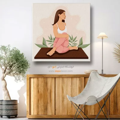 خرید تابلو یوگا برای باشگاه